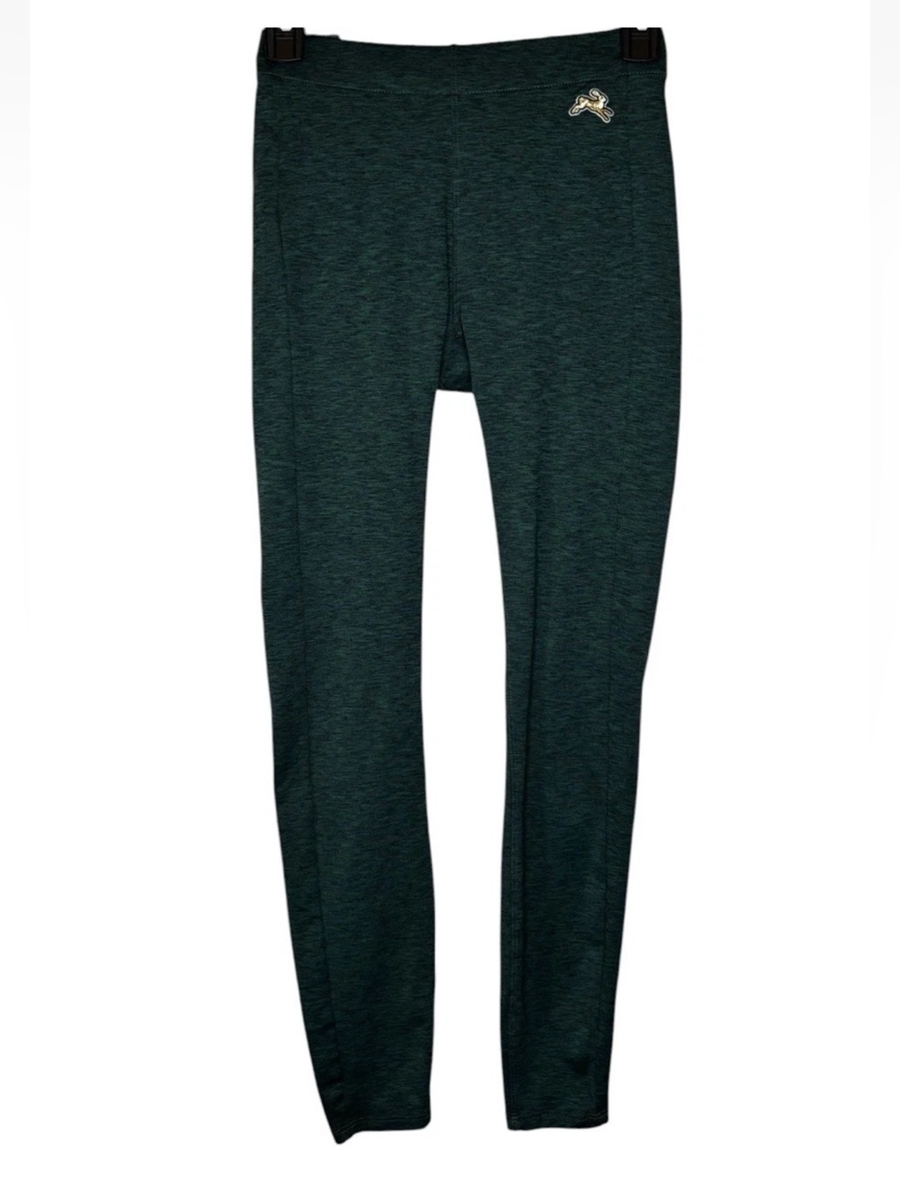 Tracksmith Women's Tight Green S Small Leggings 26.5" Inseam Running